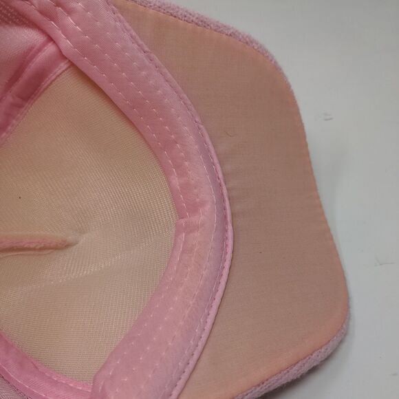 Unbranded Women's Strapback Hat Pink Fleece Fuzzy Pom Poms LOVE Logo - Picture 11 of 11